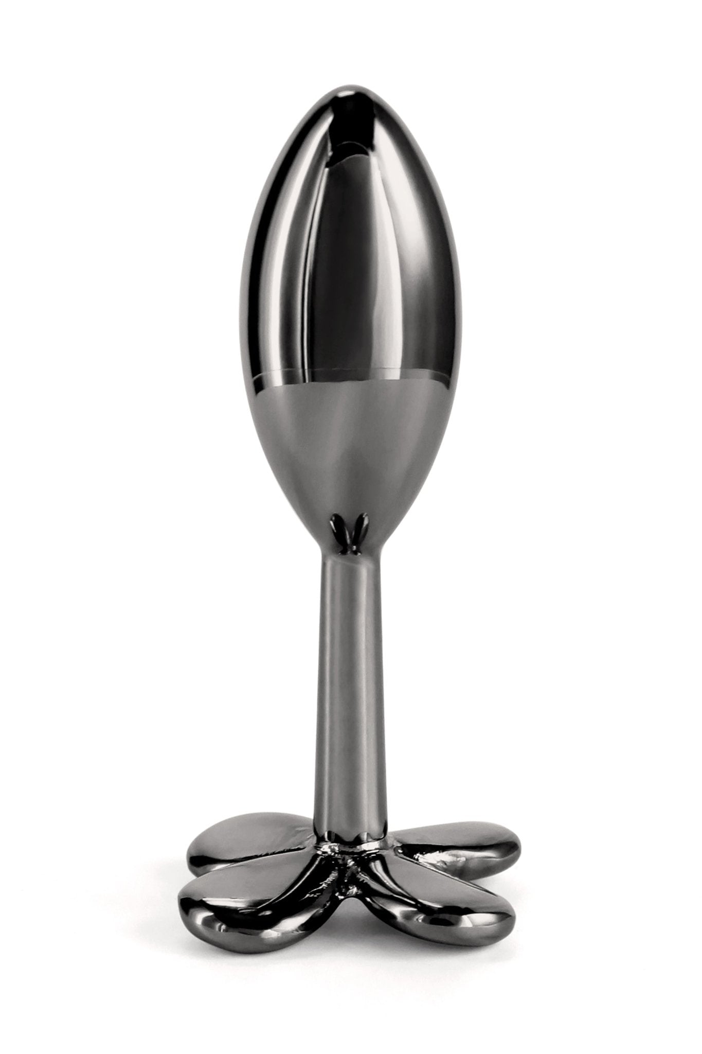 Rear Assets Clover Gunmetal Butt Plug - Loveangels