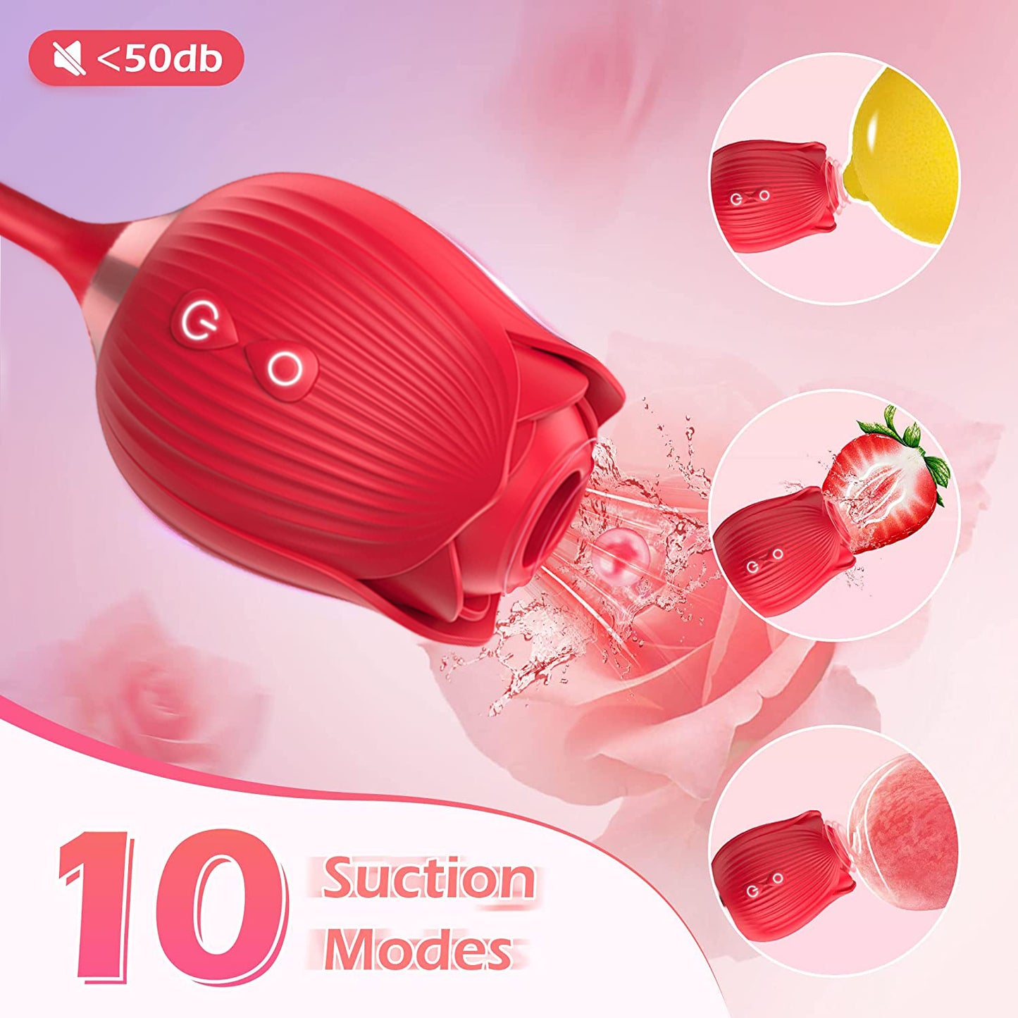 Loveangels Fingering and Vibrating Rose