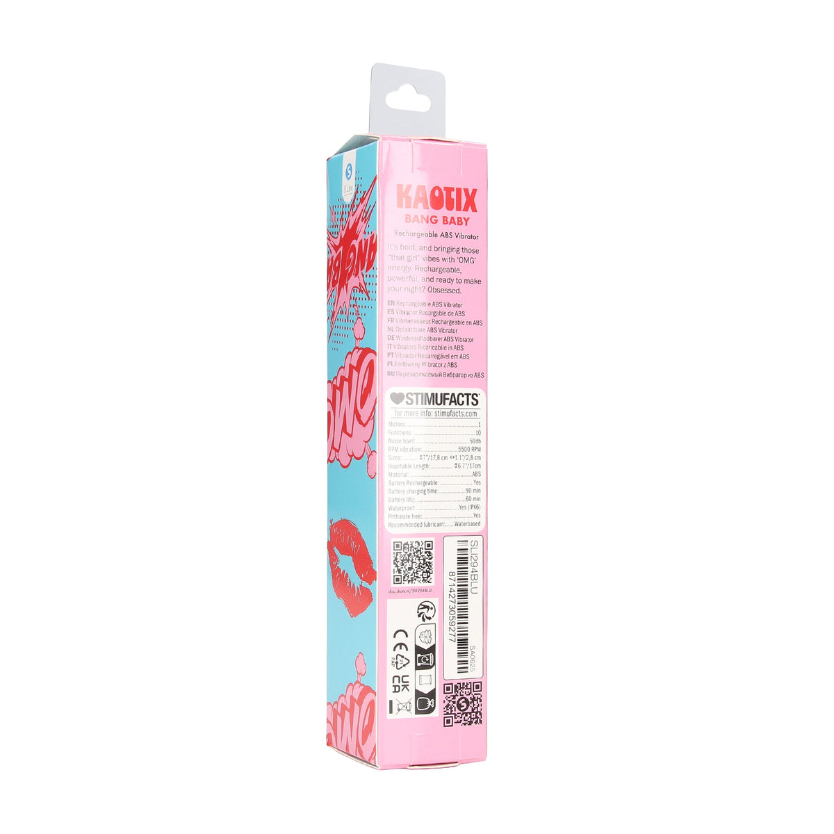 S-Line Kaotix Bang Baby Rechargeable Vibrator - Loveangels