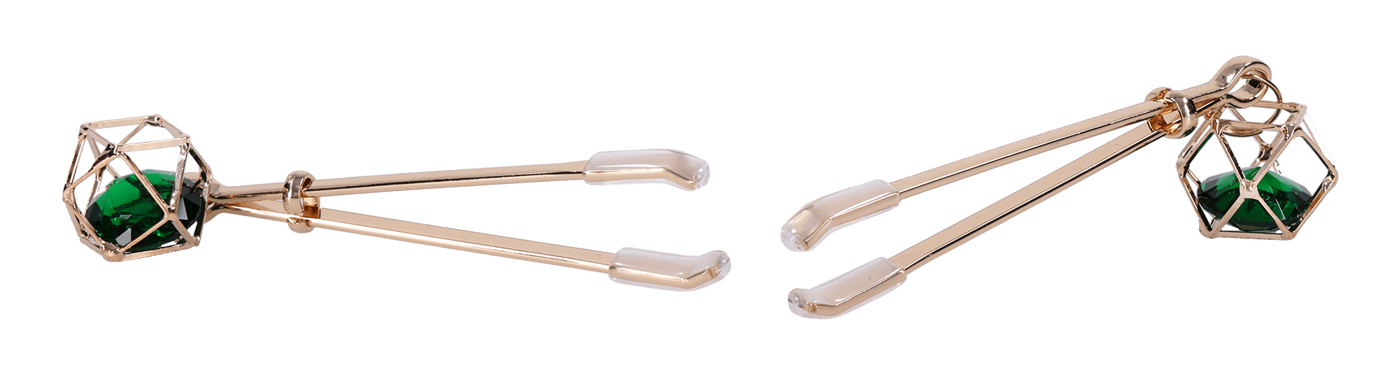 Sportsheets Sex and Mischief Crystal Nipple Clips - Loveangels