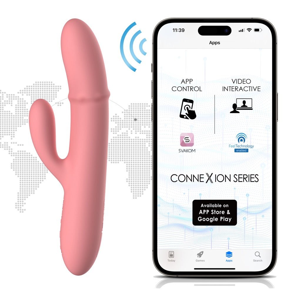 Svakom Mora Neo Pearl Ring Rabbit Vibrator With App Control - Loveangels