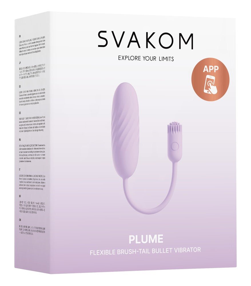 Svakom Plume Flexible Brush-Tail Bullet Vibrator - Loveangels