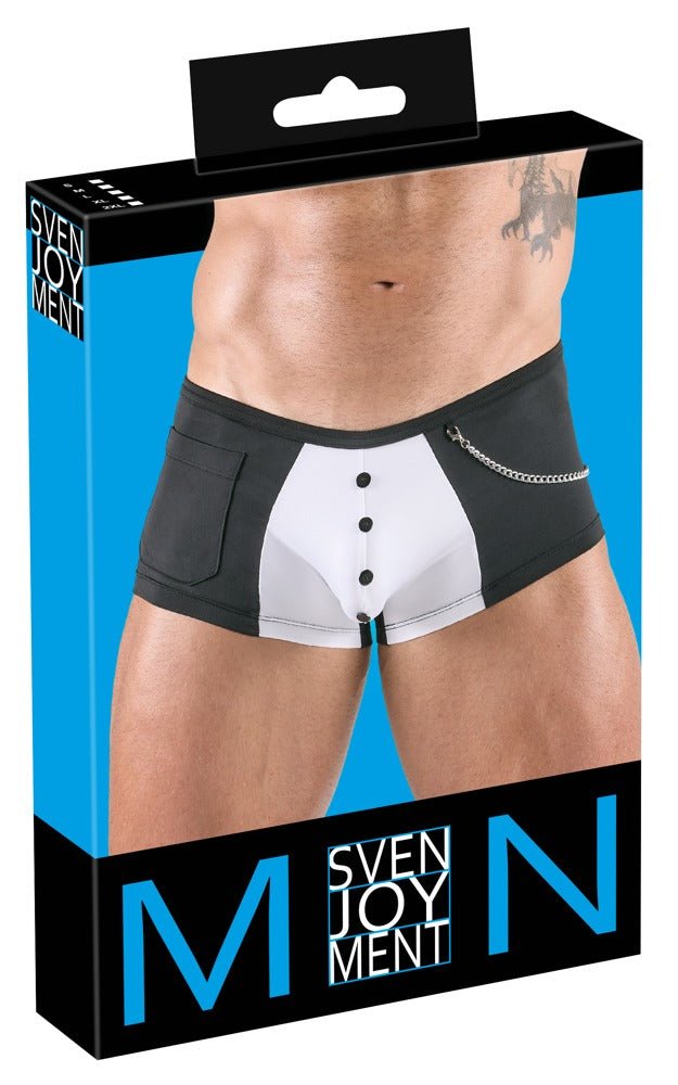 Svenjoyment Waiter Pants With Chain - Loveangels