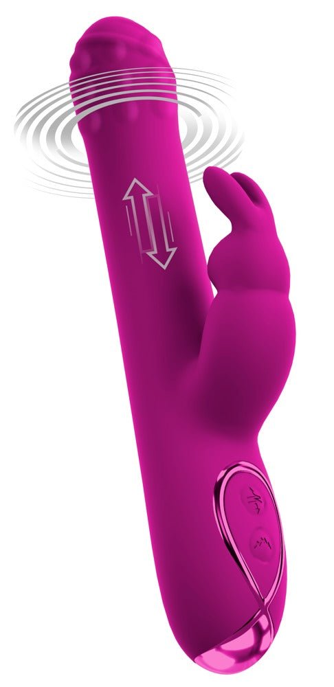 Sweet Smile Rabbit Vibrator With Rotation And Thrusting - Loveangels