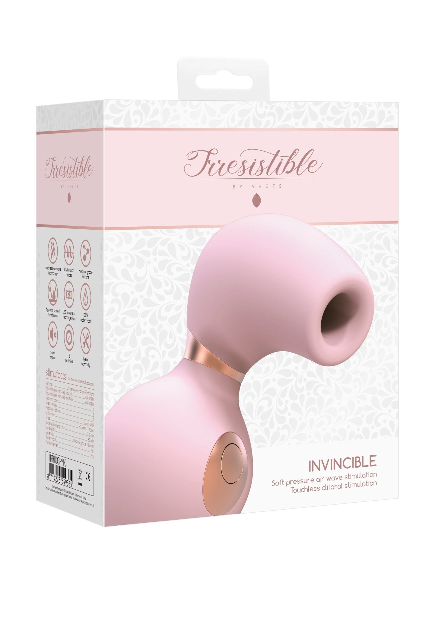 The Irresistible Collection Invincible Air Pulse Vibrator - Loveangels