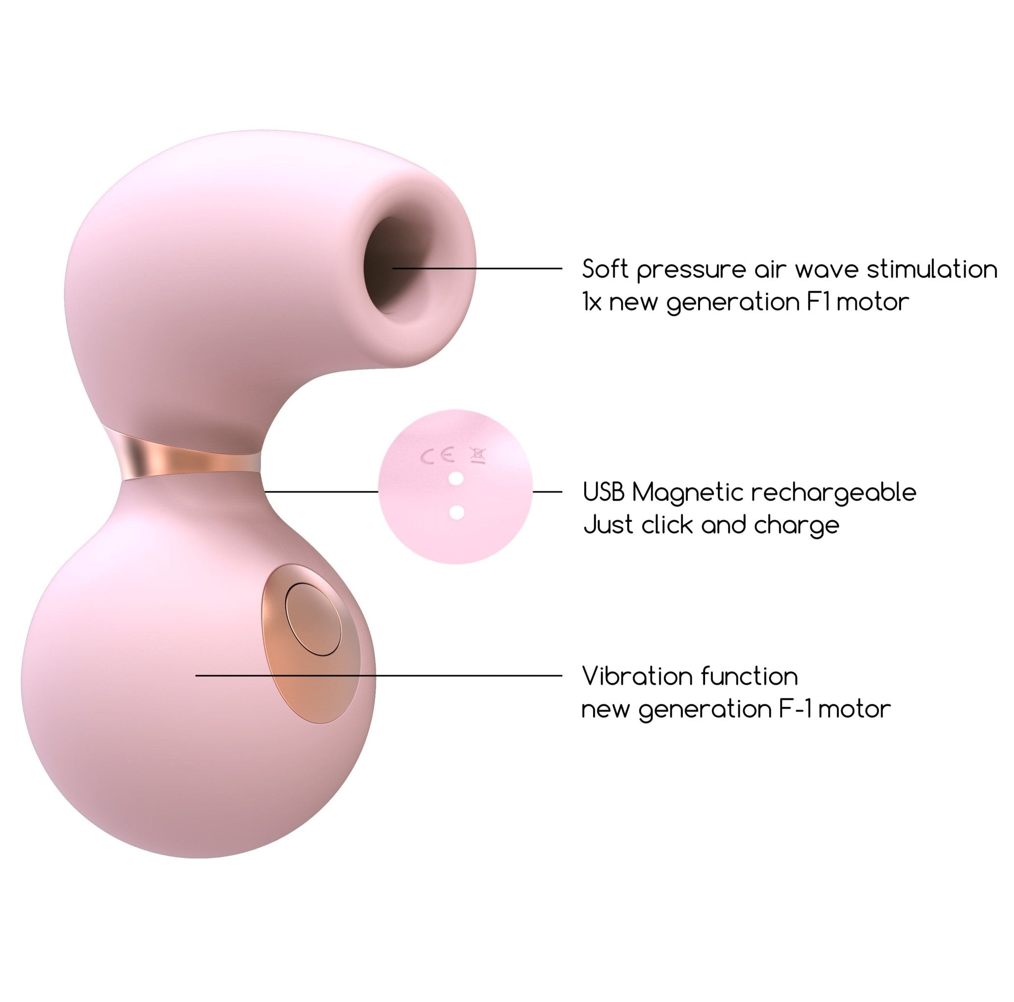 The Irresistible Collection Invincible Air Pulse Vibrator - Loveangels