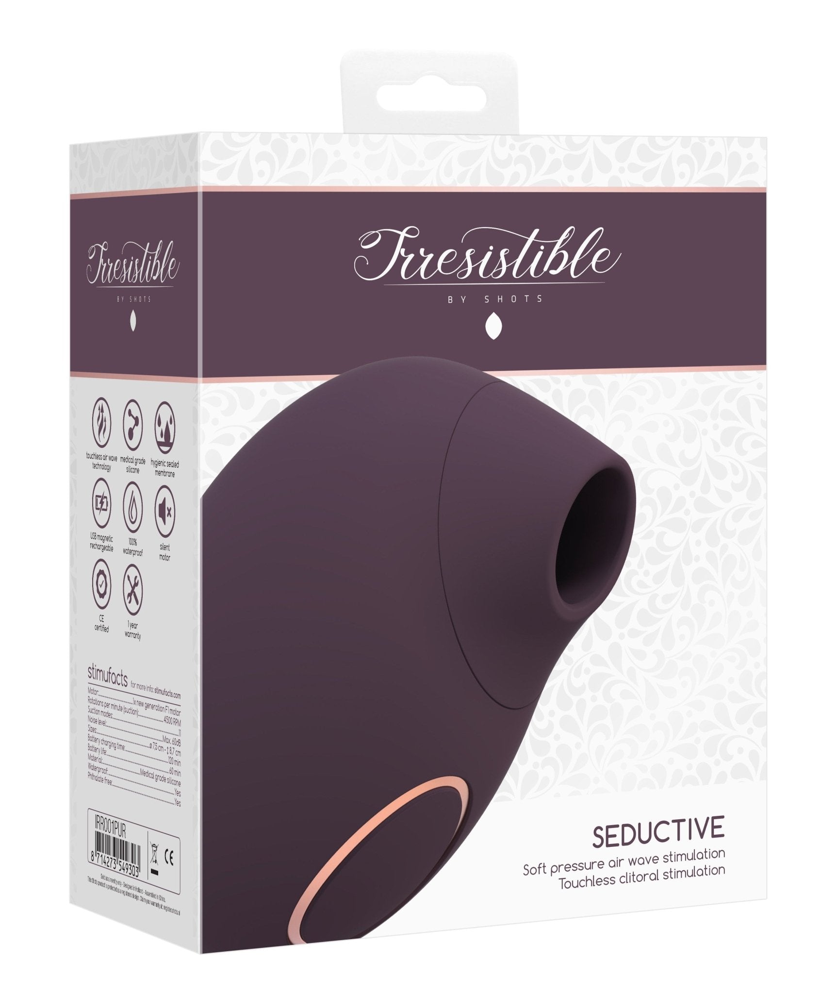 The Irresistible Collection Seductive Air Pulse Vibrator - Loveangels