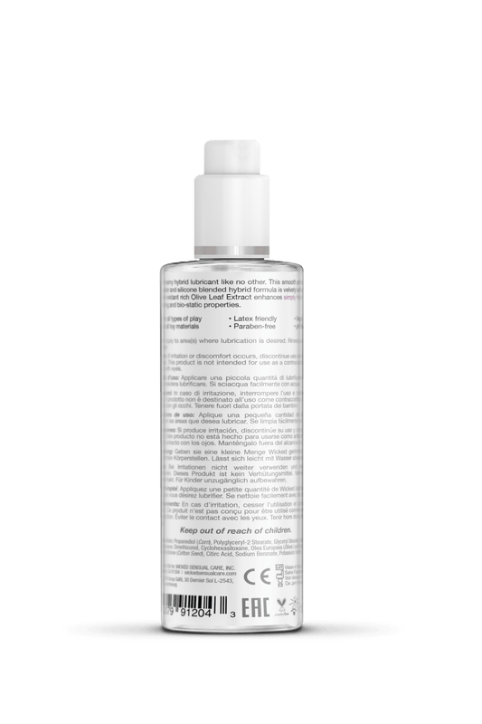 Wicked Simply Hybrid Lubricant 120ml - Loveangels