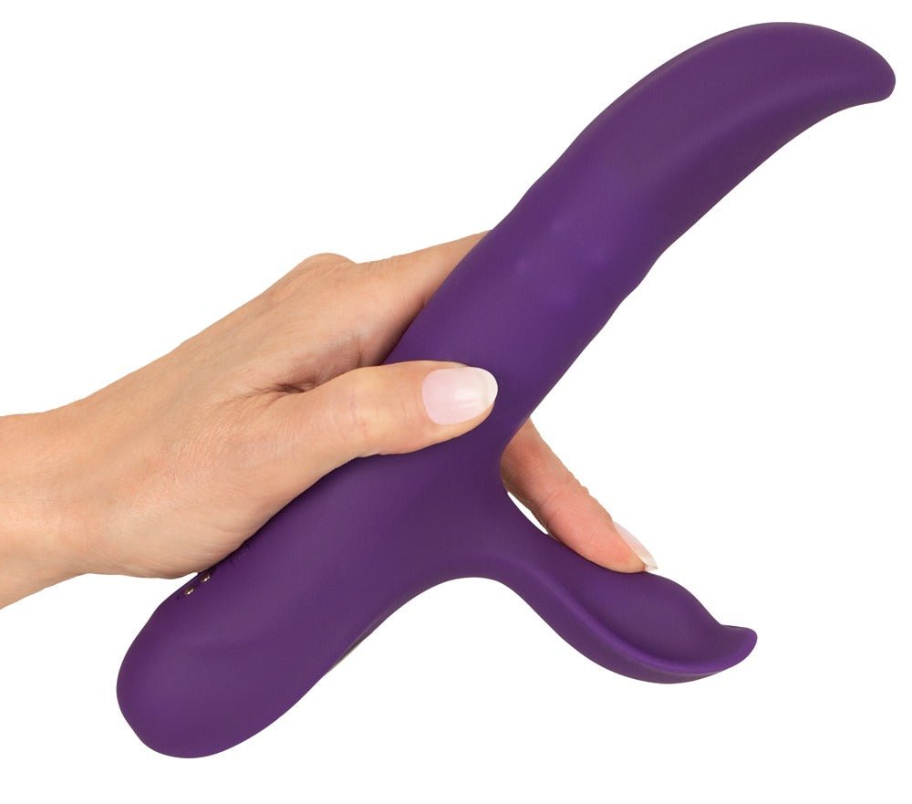 You2Toys Nodding Rabbit Vibrator with 3 Moving Rings - Loveangels