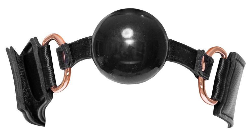 Bad Kitty Ball gag with Cuffs gag detail