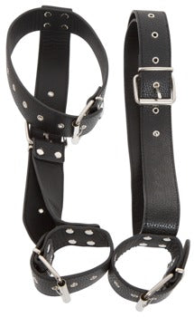 Bad Kitty Neck Restraint with Handcuffs cuffs