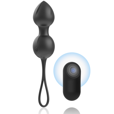 Brilly Glam Vibrating Kegel Beads with remote