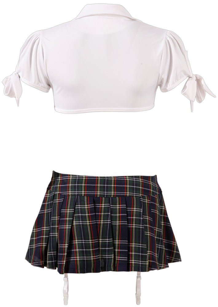 Cottelli Green Schoolgirl Costume back