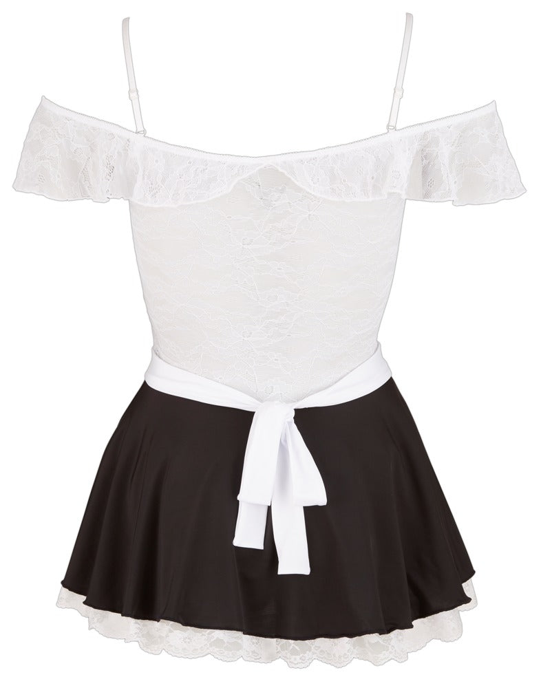 Cottelli Lace Maid's Dress back