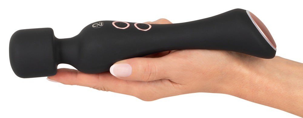 Cupa Warming Wand Vibrator in hand