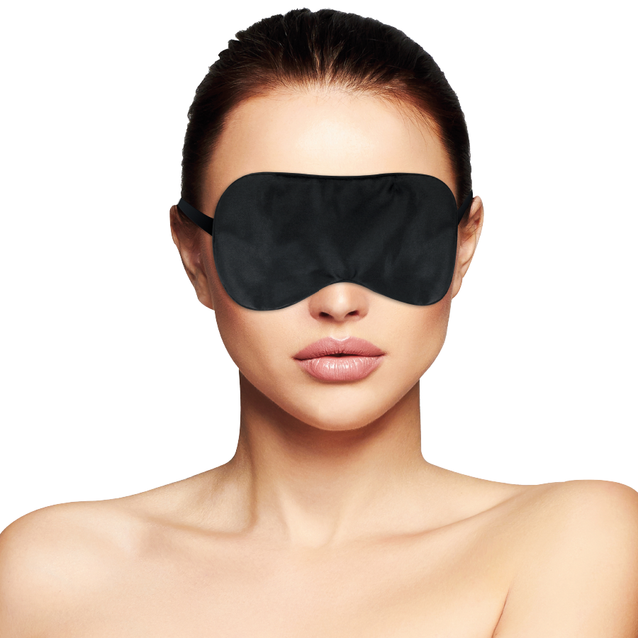 Darkness Black Satin Blind Mask