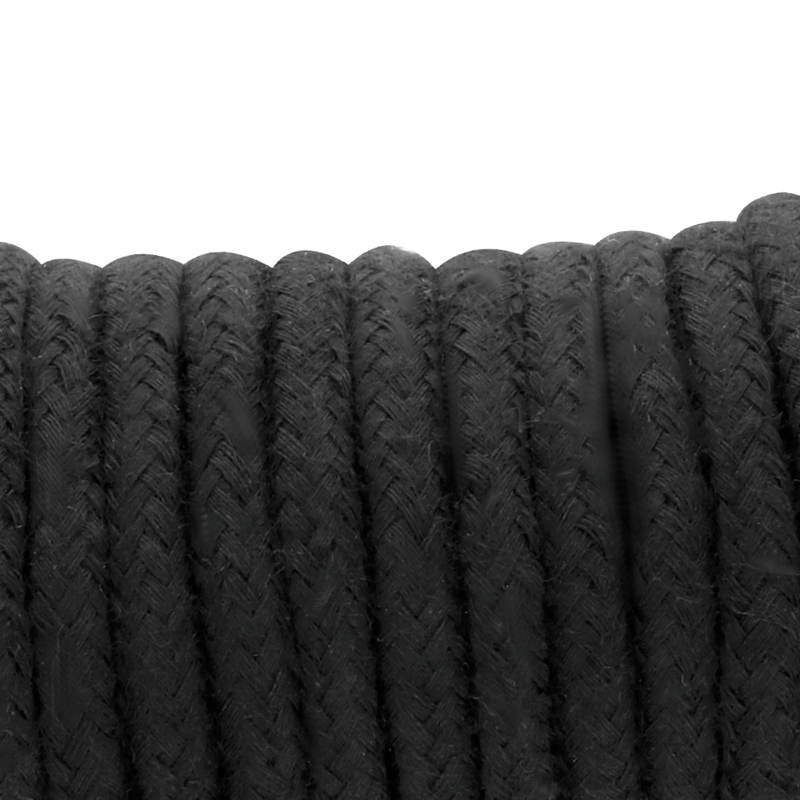 Darkness Kinbaku Cotton Rope 20m black closeup