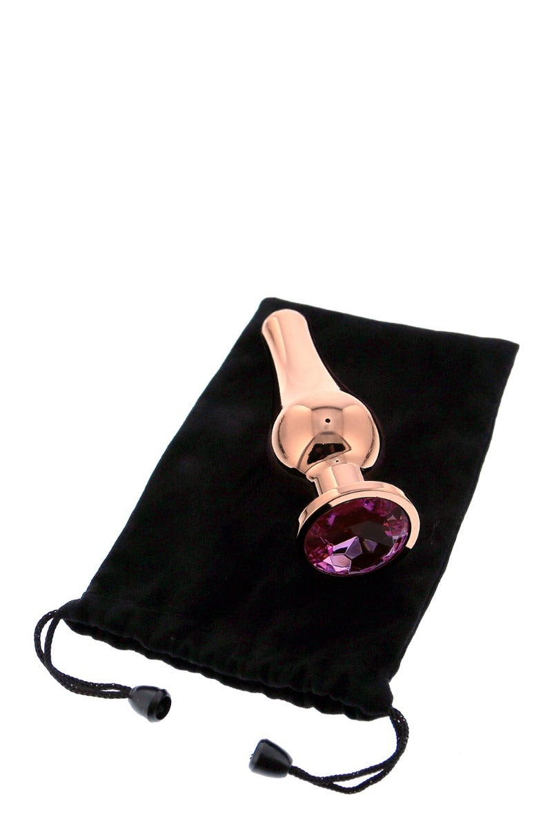Dream Toys Gleaming Love Pleasure Plug Set - Rose Gold bag