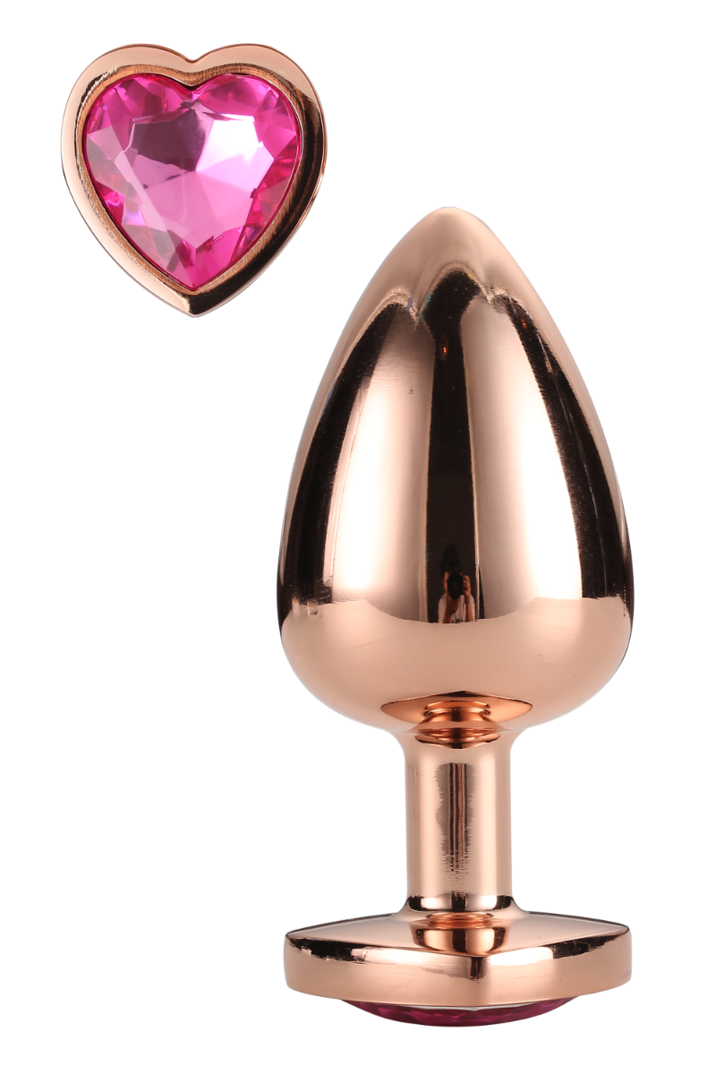 Dream Toys Gleaming Love Small Rose Gold Plug