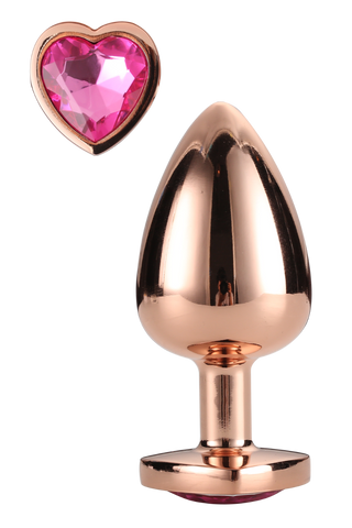 Dream Toys Gleaming Love Small Rose Gold Plug