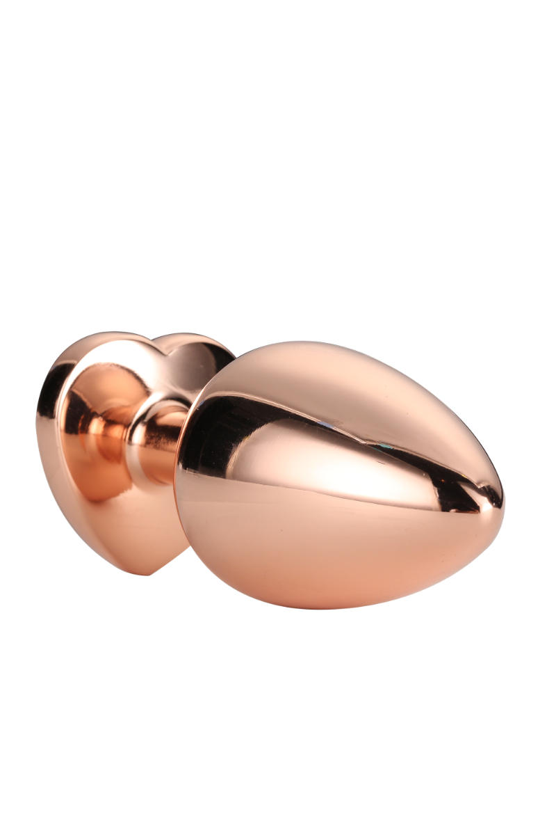 Dream Toys Gleaming Love Small Rose Gold Plug tip