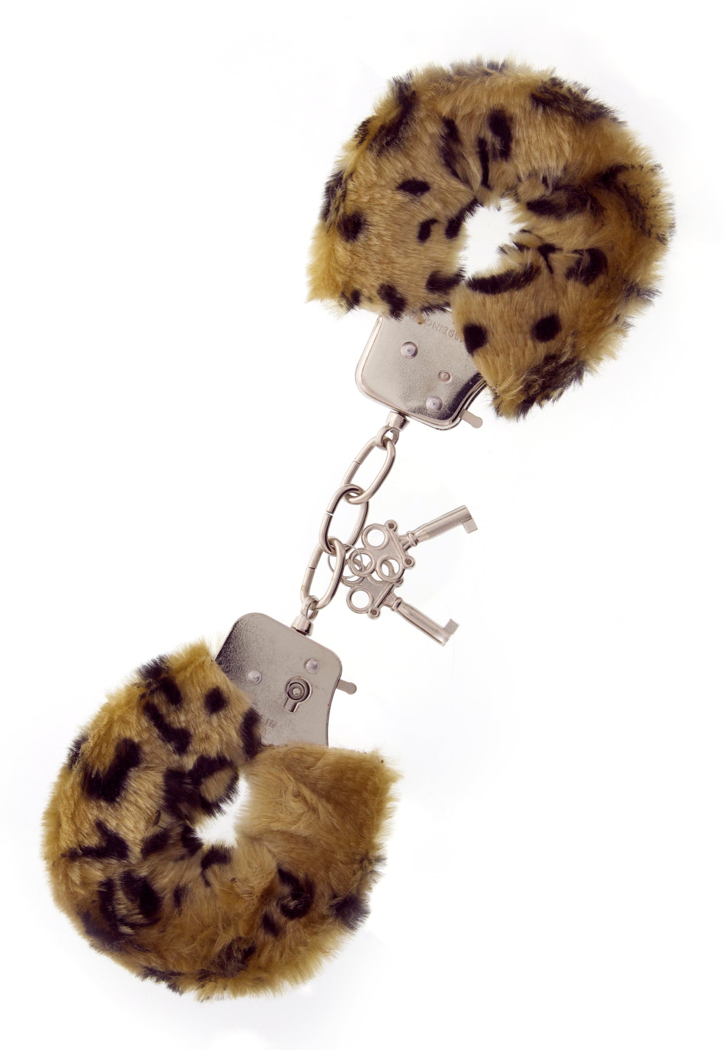 Dream Toys Handcuffs With Plush Covering leopard