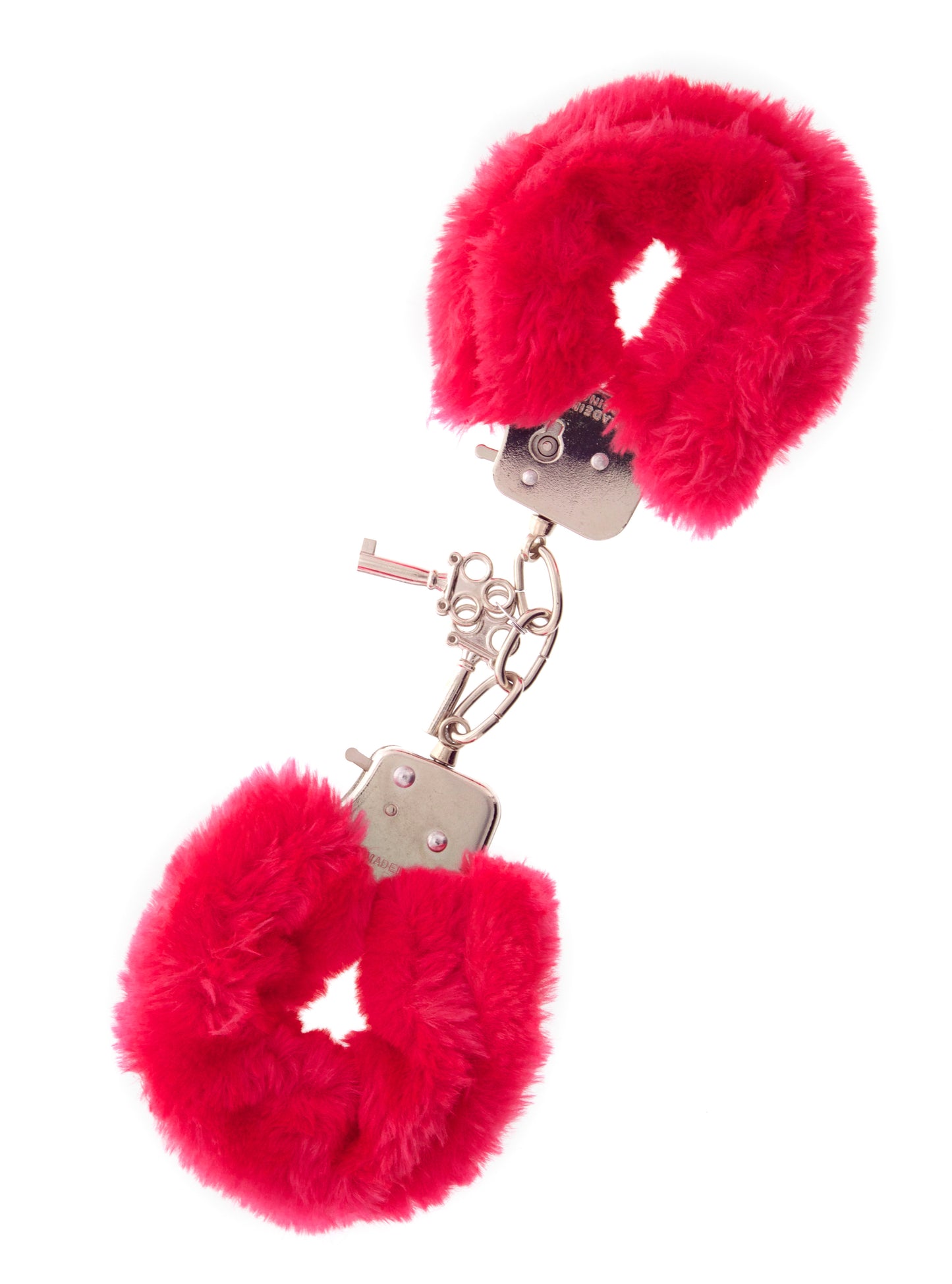 Dream Toys Handcuffs With Plush Covering red
