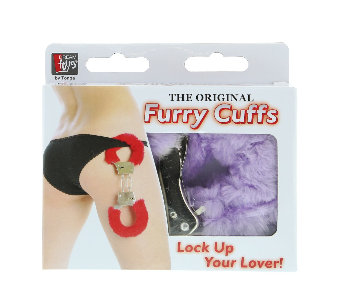Dream Toys Handcuffs With Plush Covering purple box