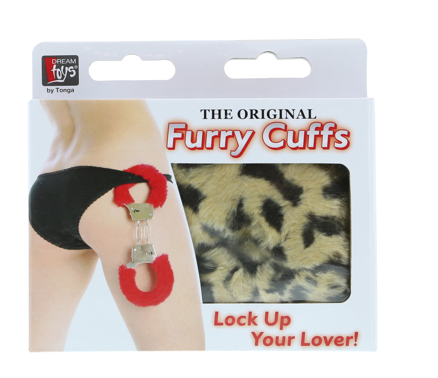 Dream Toys Handcuffs With Plush Covering leopard box