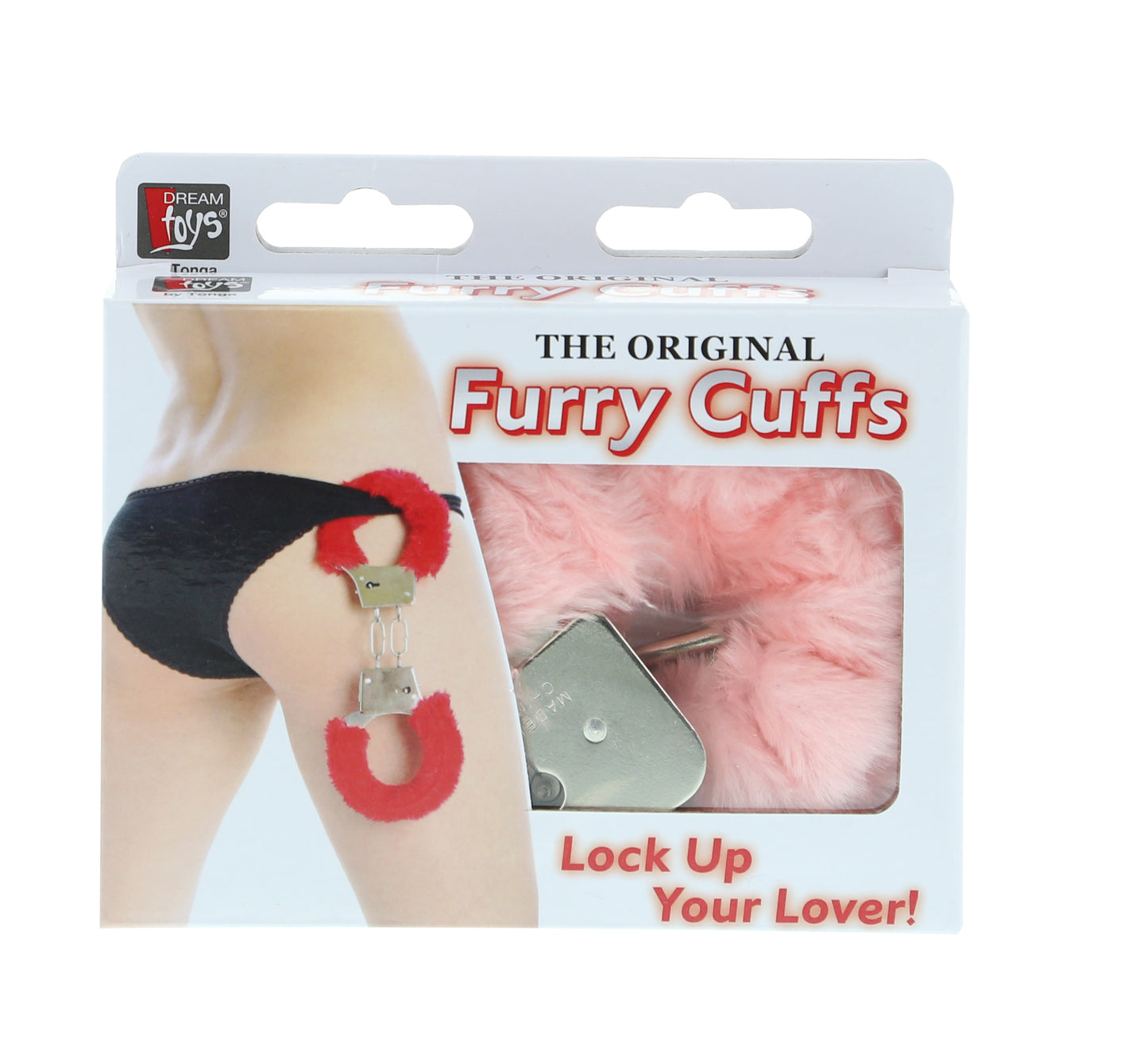 Dream Toys Handcuffs With Plush Covering pink box