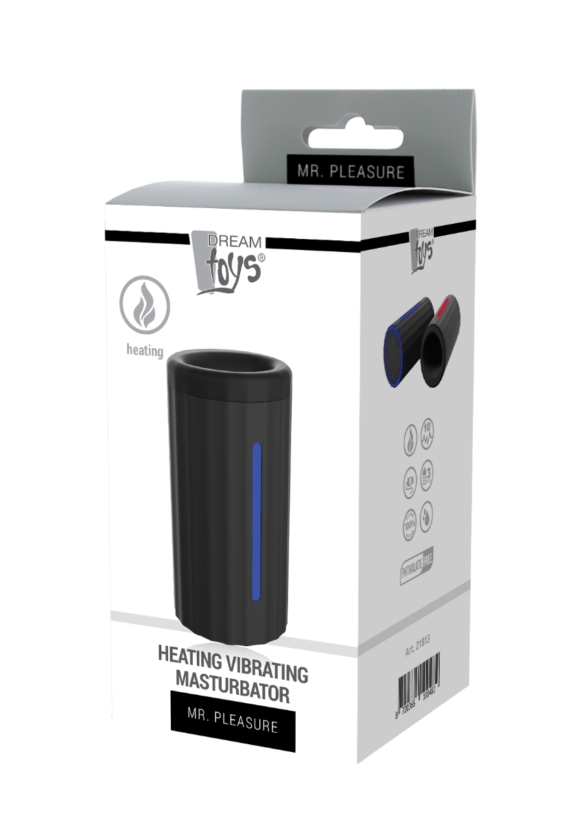 Dream Toys Mr Pleasure Heating Vibrating Stroker box