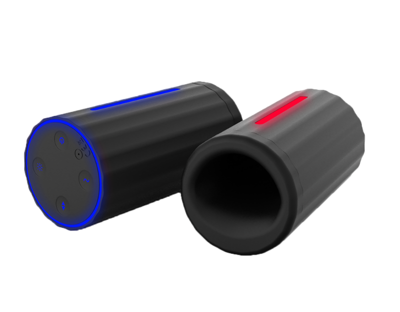 Dream Toys Mr Pleasure Heating Vibrating Stroker inside