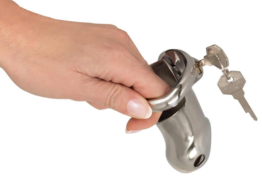 Fetish Collection Cock Cage II in hand