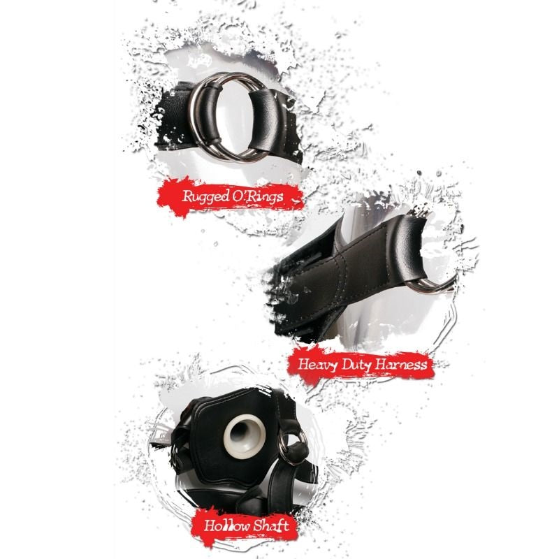 Fetish Fantasy Extreme 10 Inch Hollow Strap-On details