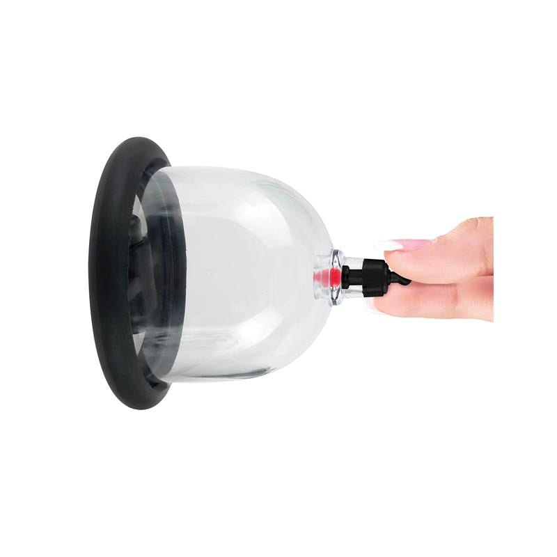 Fetish Fantasy Series Beginner's 6-Piece Cupping Set single cup closeup