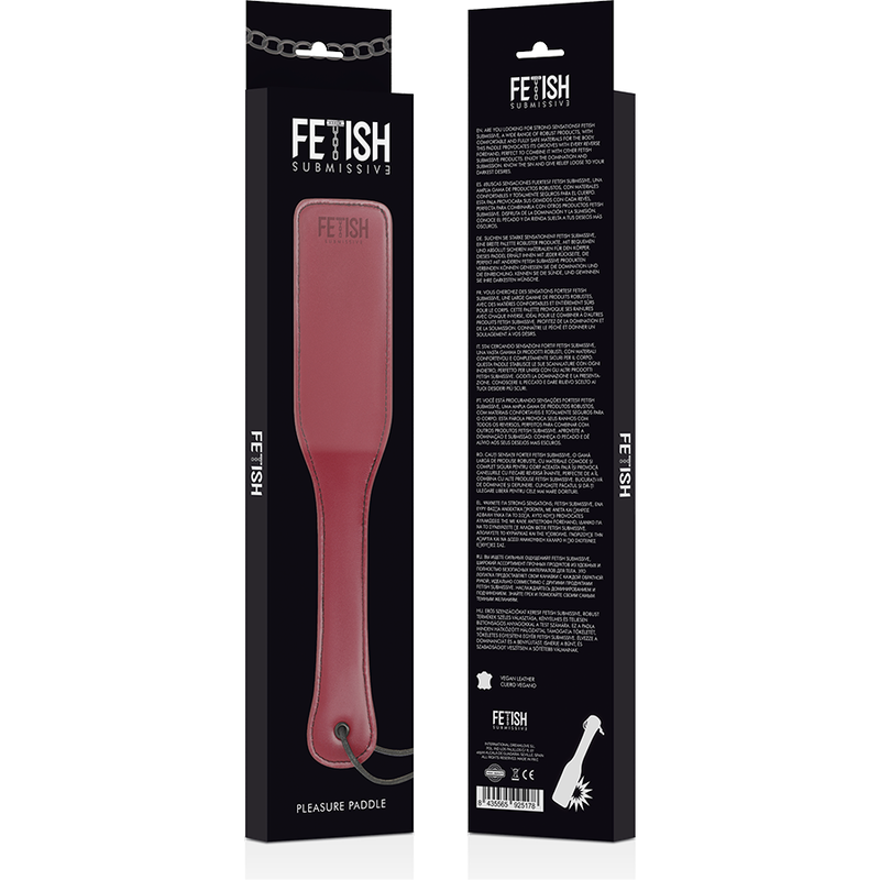 Fetish Submissive Dark Room Vegan Leather Paddle box