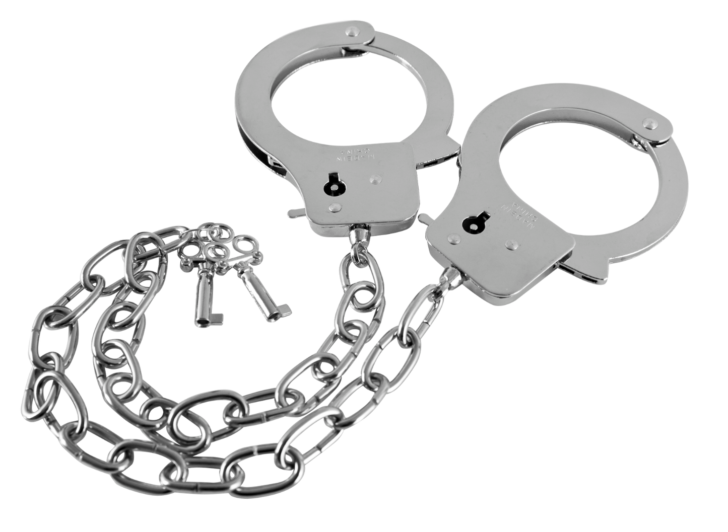 Guilty Pleasure Metal Handcuffs with Long Chain