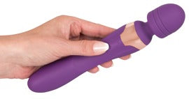 Javida Dual Ended Wand Massager in hand