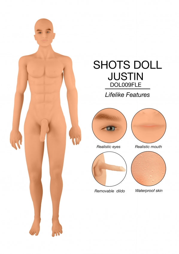 Justin Realistic Male Sex Doll features