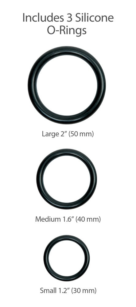 King Cock Strap On Harness 7 Inch Dildo ring sizes