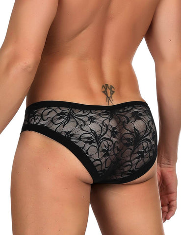 Loveangels Lace Panty For Men black back