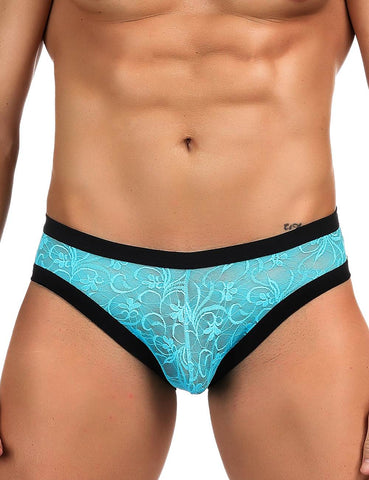 Loveangels Lace Panty For Men blue front