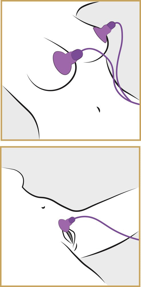 NMC Double Nipple and Clit Teasers use