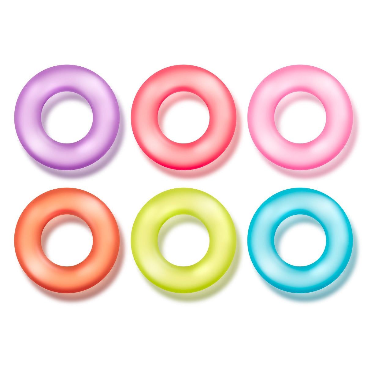 Play With Me King Of The Cock Ring 6pk colours