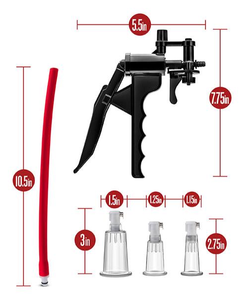 Temptasia Clitoris Nipple Pleasure System sizes