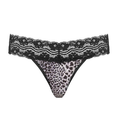 Underneath - Jane cheetah thong front