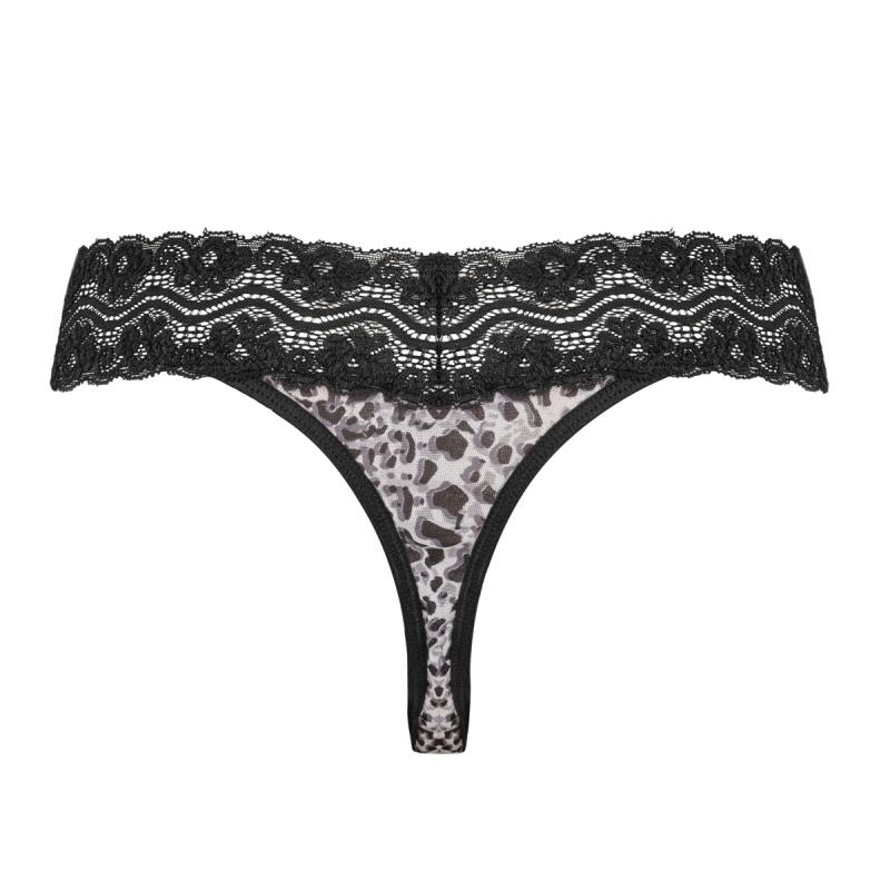Underneath - Jane cheetah thong back
