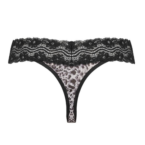 Underneath - Jane cheetah thong back