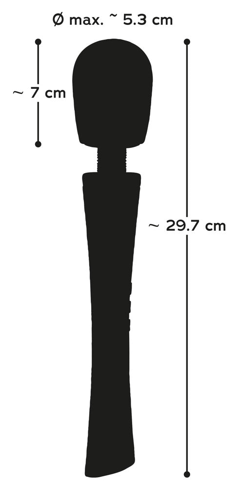 You2Toys Super Strong Wand Vibrator sizes