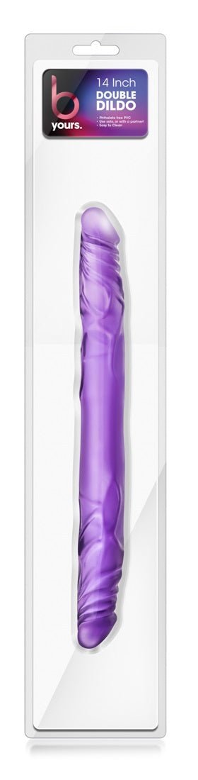B Yours 14 Inch Double Dildo - Loveangels